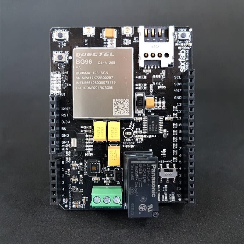 Cellular IoT Application Shield for Arduino | LTE-M & NB-IoT | Sixfab