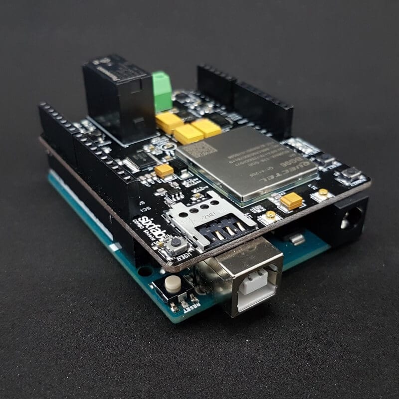 Cellular IoT Application Shield for Arduino | LTE-M & NB-IoT | Sixfab