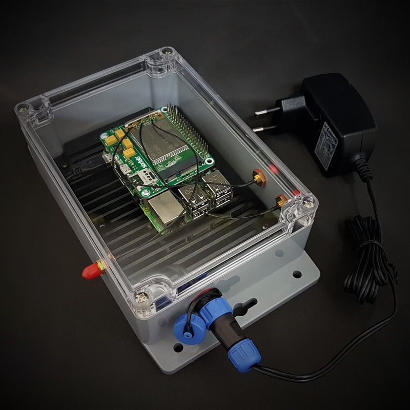 Raspberry Pi Ip65 Weatherproof Iot Project Enclosure Sixfab
