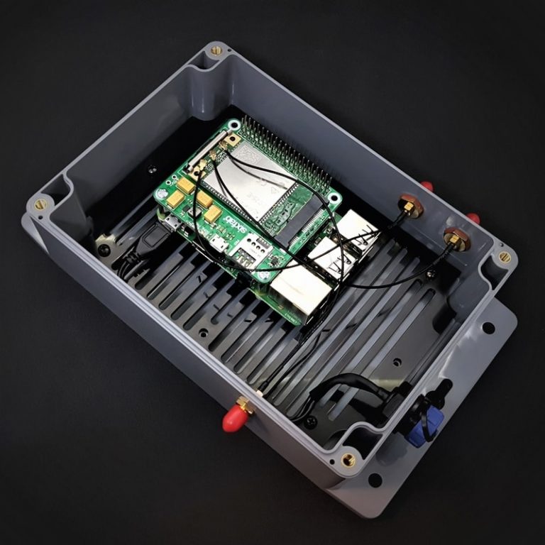 Raspberry Pi Ip65 Weatherproof Iot Project Enclosure Sixfab 7897