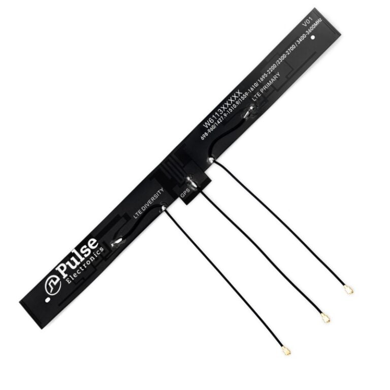 LTE Main & Diversity & GNSS Triple Port u.FL Antenna 100mm Sixfab