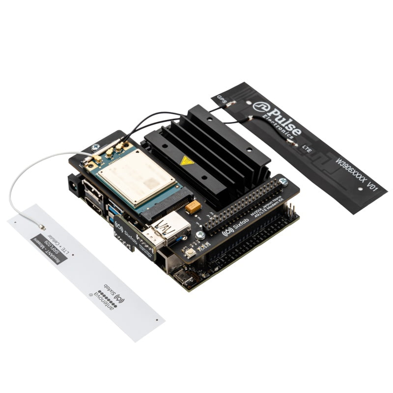 Sixfab 4G/LTE Cellular Modem Kit for NVIDIA Jetson Nano DevKit