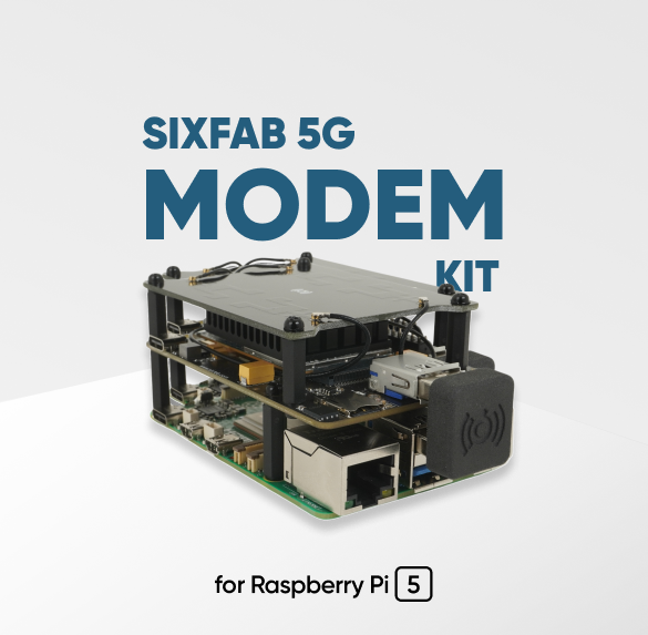 Sixfab 5G Modem Kit for Raspberry Pi Slide