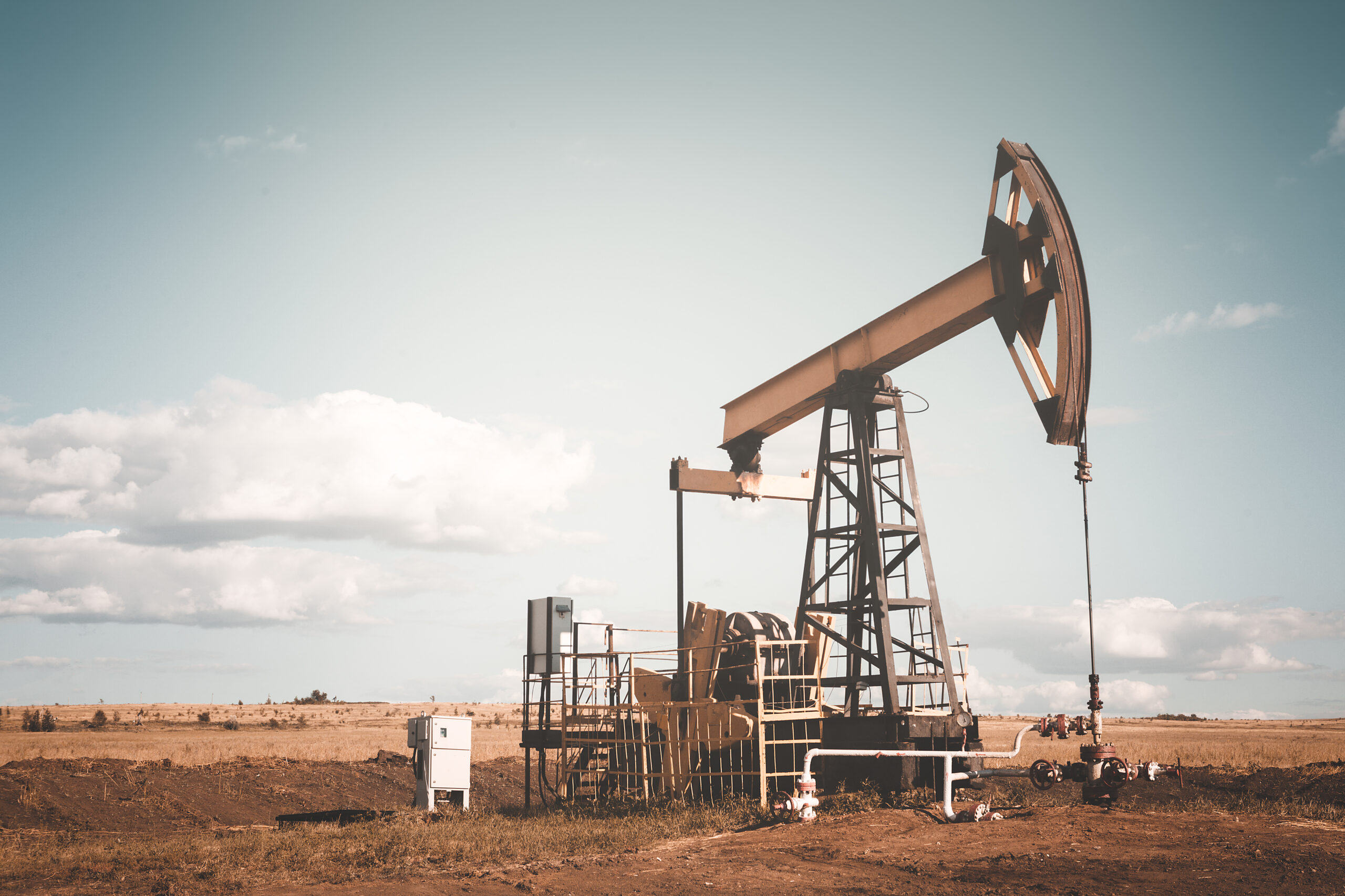 Energy & Utilities 1 Fuel and oil industry. Oil pump.