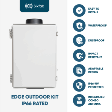 Sixfab Edge Outdoor Kit – IP66 Rated Product 1