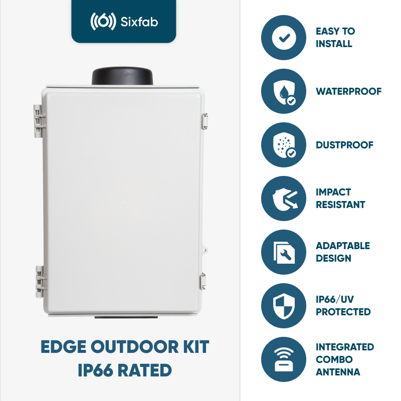 Sixfab Edge Outdoor Kit – IP66 Rated Product 1