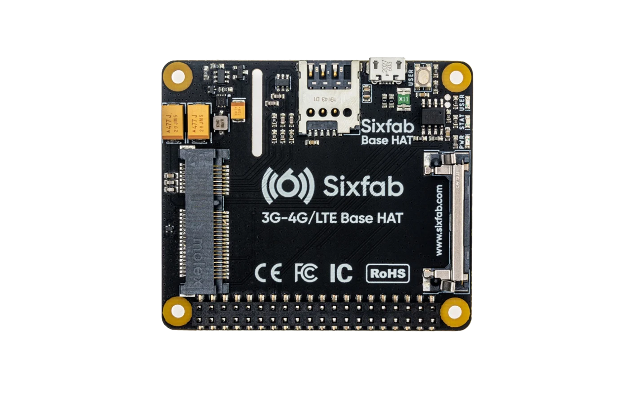 Sixfab Base HAT for Raspberry Pi